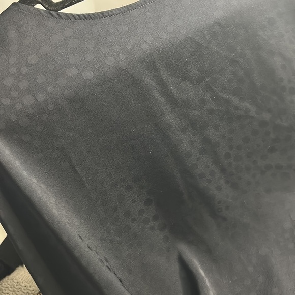 Zara basic collection monochromatic animal print tunic shirt dress black - Picture 10 of 10